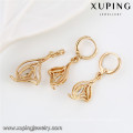 64046 Xuping wholesale imitation jewellery gold plated antique bridal sets